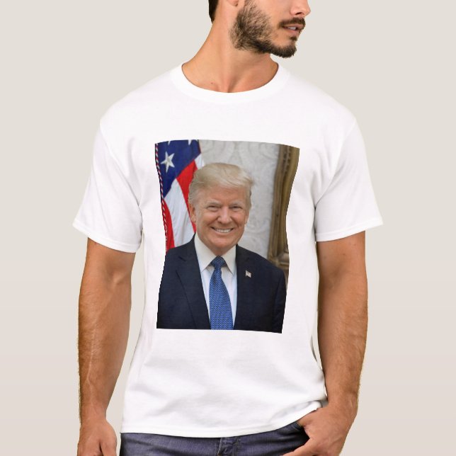 Camiseta Retrato presidencial oficial de Donald Trump (Frente)