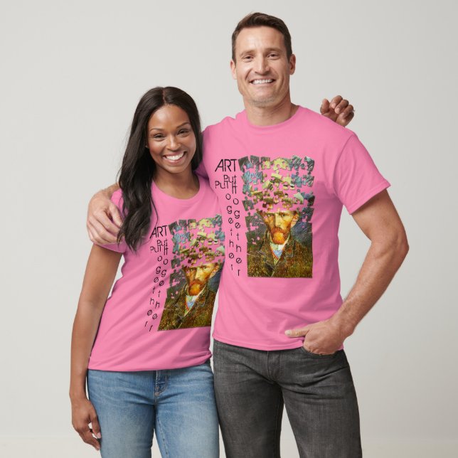 Camiseta Retrato próprio, junte-o - Escoamento (Unissex)