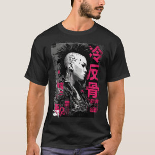 Camiseta Retrato Punk Rebelde Frio de Tokyo Yami