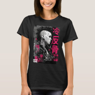 Camiseta Retrato Punk Rebelde Frio de Tokyo Yami