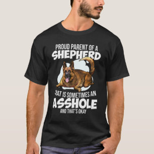 Camiseta Retrato Retrato De Cão german shepherd