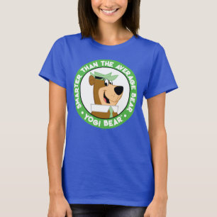 Camiseta Retrato Sorridente do Yogi Bear