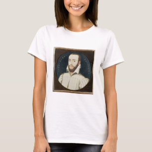 Camiseta Retrato T34055 de um cavalheiro farpado,