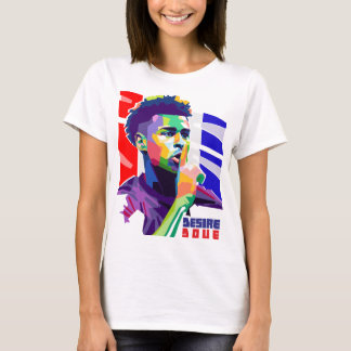 Camiseta Retrato WPAP de Desire Doue