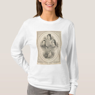 Camiseta Retratos da família de Curtiss & de Todd