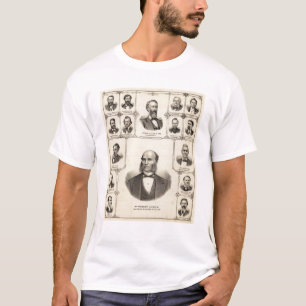 Camiseta Retratos do caçador de Robert, nuvem de Aaron G