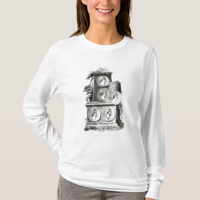Camiseta Retratos dos imperadores romanos de (Frente)