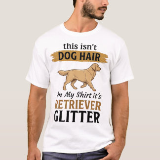 Camiseta Retriever Brilho Amante de Cão Engraçado Design Vi