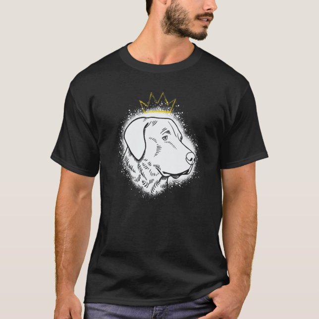 Camiseta Retriever da Baía de Chesapeake com Coroa (Frente)