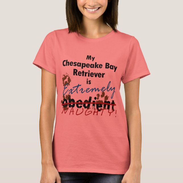 Camiseta Retriever de Baía de Chesapeake, extremamente trav (Frente)