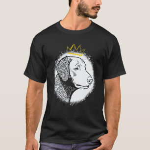 Camiseta Retriever de Capa Encaracolada com Coroa