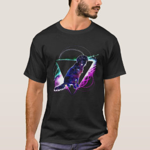 Camiseta Retriever de Capa Lisa da Galáxia Estética