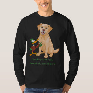 Camiseta Retriever De Laboratório E Janto De Pato Ou Amigo