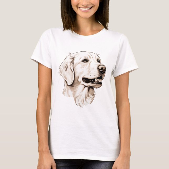 Camiseta Retriever de ouro 2 (Frente)