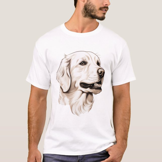 Camiseta Retriever de ouro 2 (Frente)