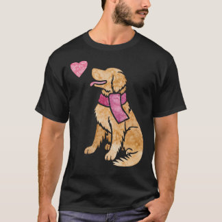 Camiseta Retriever de Ouro de Aquarela 2