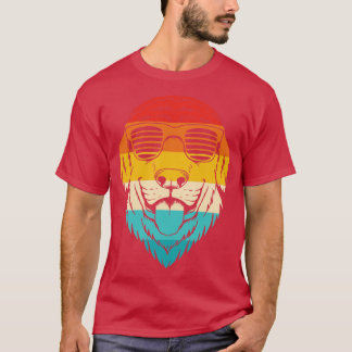 Camiseta Retriever de Ouro Retroativo de Cães