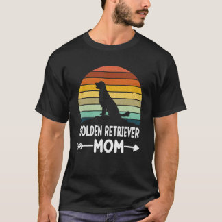 Camiseta Retriever de Ouro Retroativo Mãe Oferece Ouro Retr
