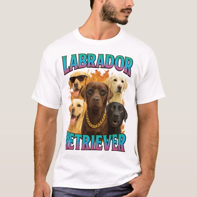 Camiseta Retriever do Labrador (Frente)