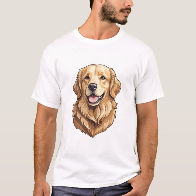 Camiseta Retriever Dourado (Frente)
