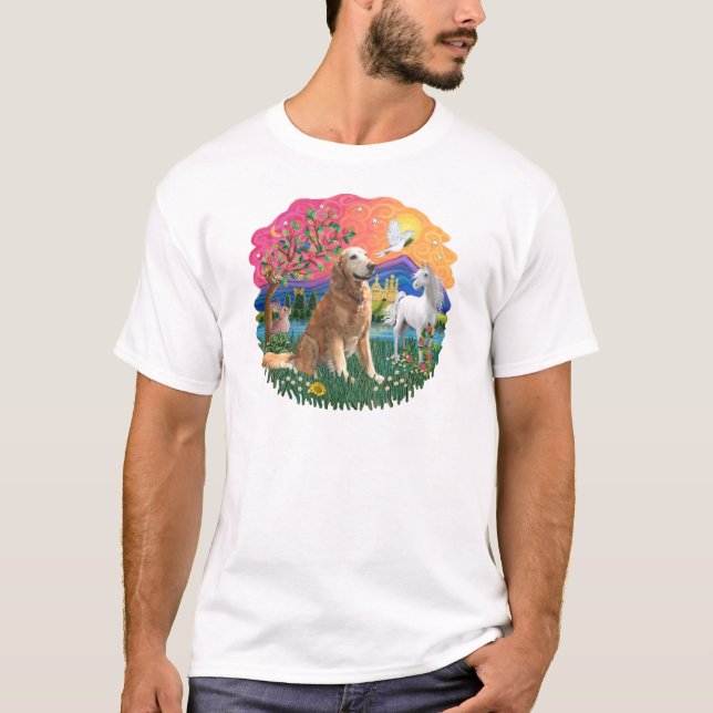 Camiseta Retriever Dourado (B6) (Frente)