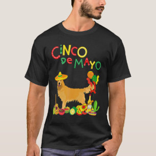 Camiseta Retriever Dourado Cinco De Maio