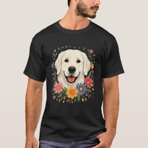 Camiseta Retriever Golden Cream Inglês Branco Spri Colorido