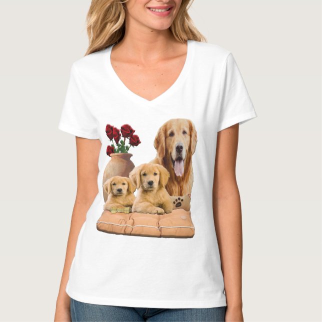 Camiseta Retriever Labrador (Frente)