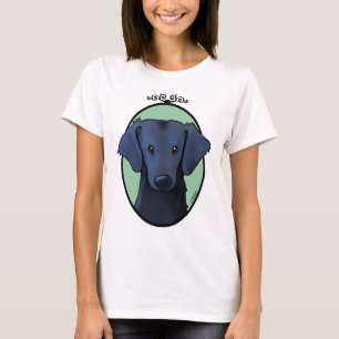 Camiseta Retriever revestido plano