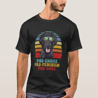 Camiseta Retrievers de Capa Plana Pró Escolha Pró Feminismo