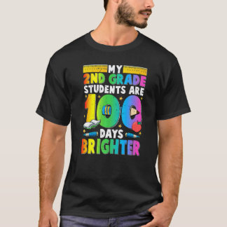 Camiseta Retro 100 Dias de Escola Professores da 2ª Série 1