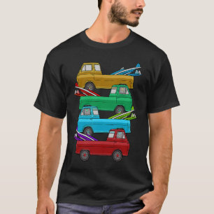 Camiseta Retro 1960s Surfer Havaiano Van Beach Bum Ocean Wi