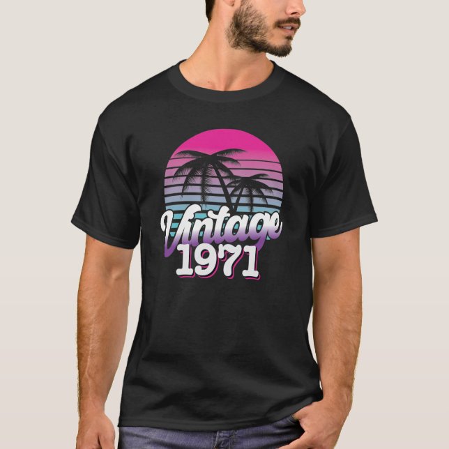 Camiseta Retro 1971 Edição limitada | Ideia de presente de  (Frente)