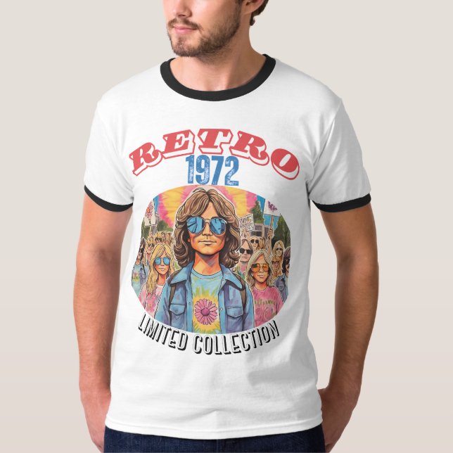 CAMISETA RETRO 1972 - REVIVÊNCIA RETRO (RECOLHA LIMITADA) (Frente)