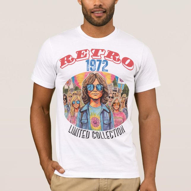 CAMISETA RETRO 1972 - REVIVÊNCIA RETRO (RECOLHA LIMITADA) (Frente)