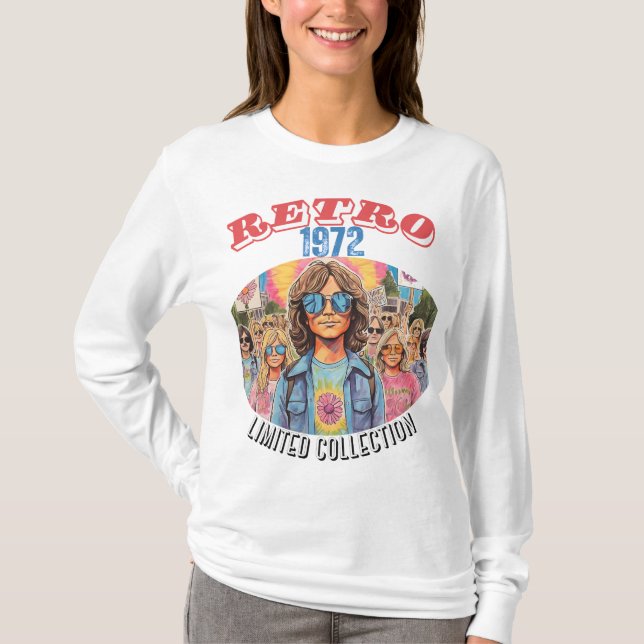 CAMISETA RETRO 1972 - REVIVÊNCIA RETRO (RECOLHA LIMITADA) (Frente)