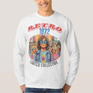 CAMISETA RETRO 1972 - REVIVÊNCIA RETRO (RECOLHA LIMITADA)