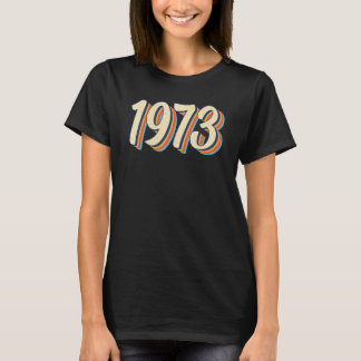 Camiseta Retro 1973 Feminista Direitos das Mulheres em Esco