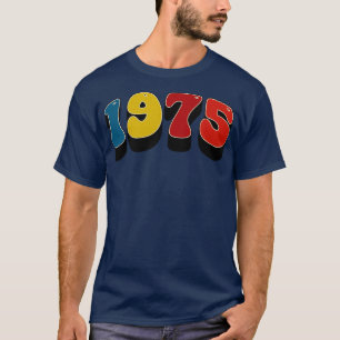 Camiseta Retro 1975 Ano de Nascimento