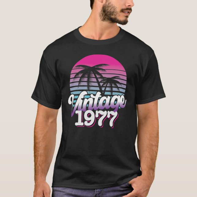 Camiseta Retro 1977 Edição limitada | Ideia de presente de  (Frente)