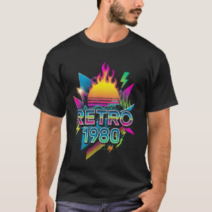 Camiseta RETRO 1980 - Vintage 80s Arcade Synthwave T-Shirt