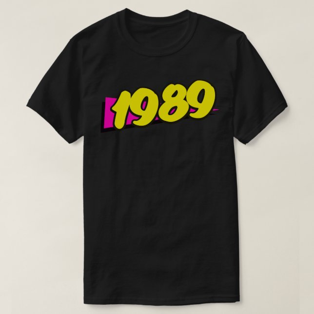 Camiseta retro 1989 (Frente do Design)