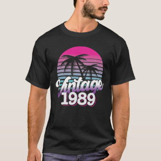 Camiseta Retro 1989 Edição limitada | Ideia de presente de
