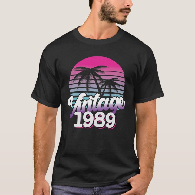 Camiseta Retro 1989 Edição limitada | Ideia de presente de  (Frente)