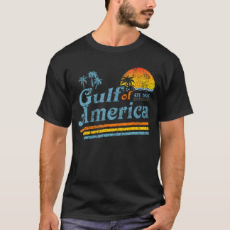 Camiseta Retro 2025 Golfo Dos Eua América 2025 Bandeira Ver