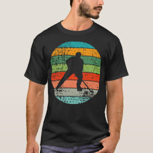 Camiseta Retro 3 de Hockey com Gelo