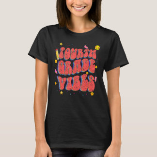 Camiseta Retro 4º Grau Vibes De Volta À Escola 4º
