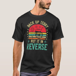 Camiseta Retro 4 De Julho De Back Up Terry Colocou-O Em Rev