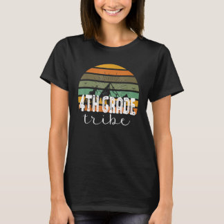 Camiseta Retro 4th Grade Tribe Fourth Grade Back To School