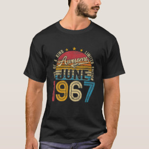 Camiseta Retro 54 Anos Espetacular Desde Junho De 1967 54ª
